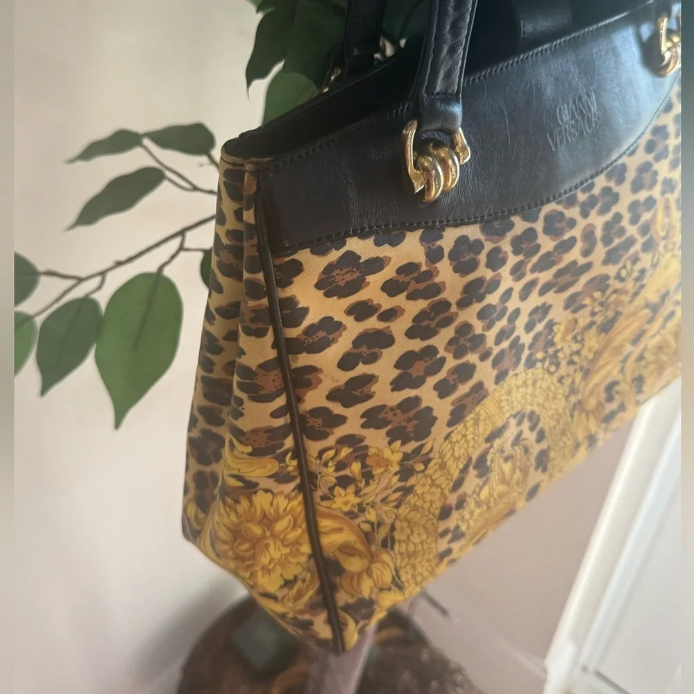 Versace vintage leopard sunburst W/ COA